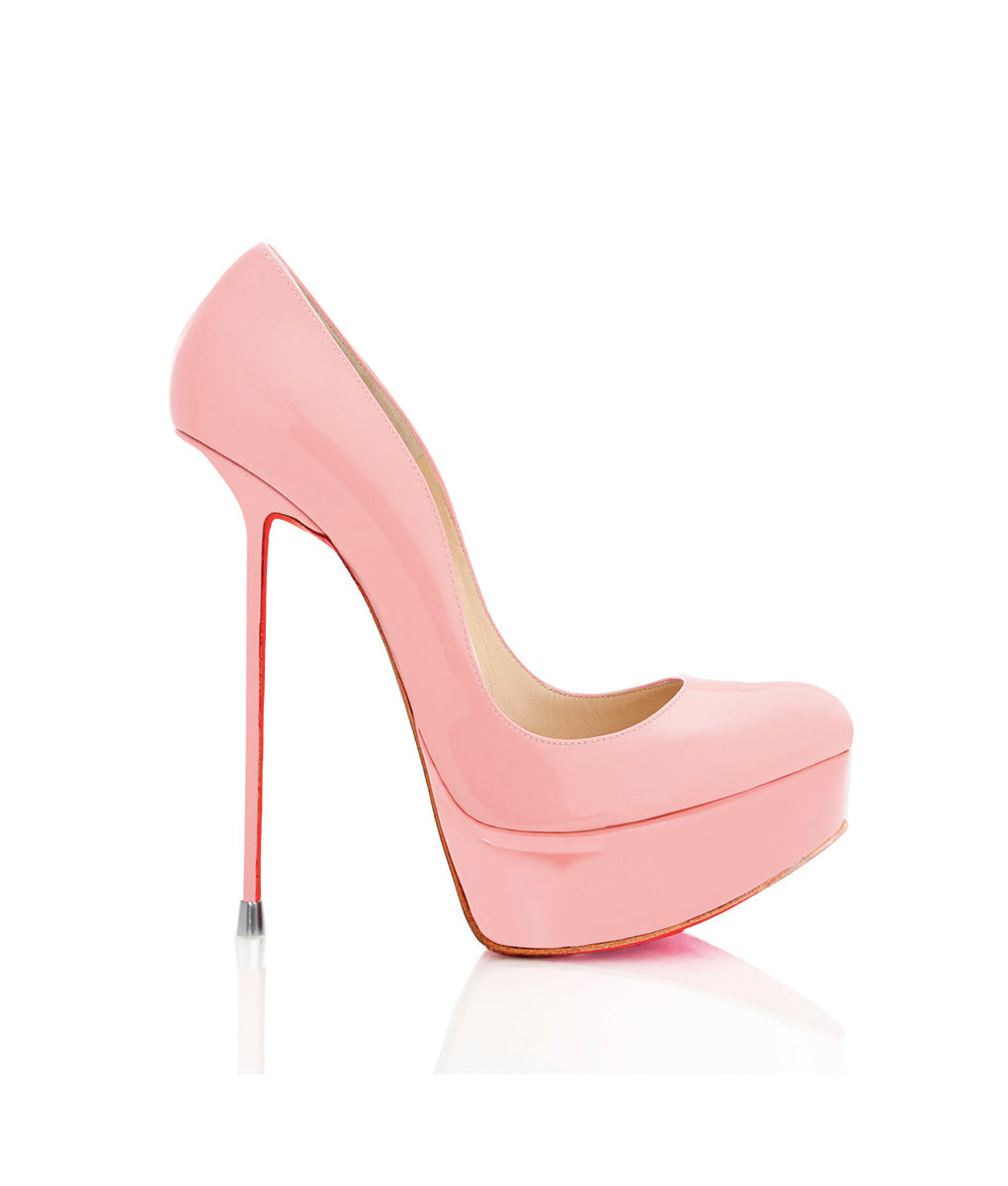 Oxia Pink Patent · Charlotte Luxury Shoes · Luxury High Heel Platform Shoes · Di Marni - Vicenzo Rossi · Custom Made · Made to measure · Luxury Platform High Heel Shoes · Luxury Shoes