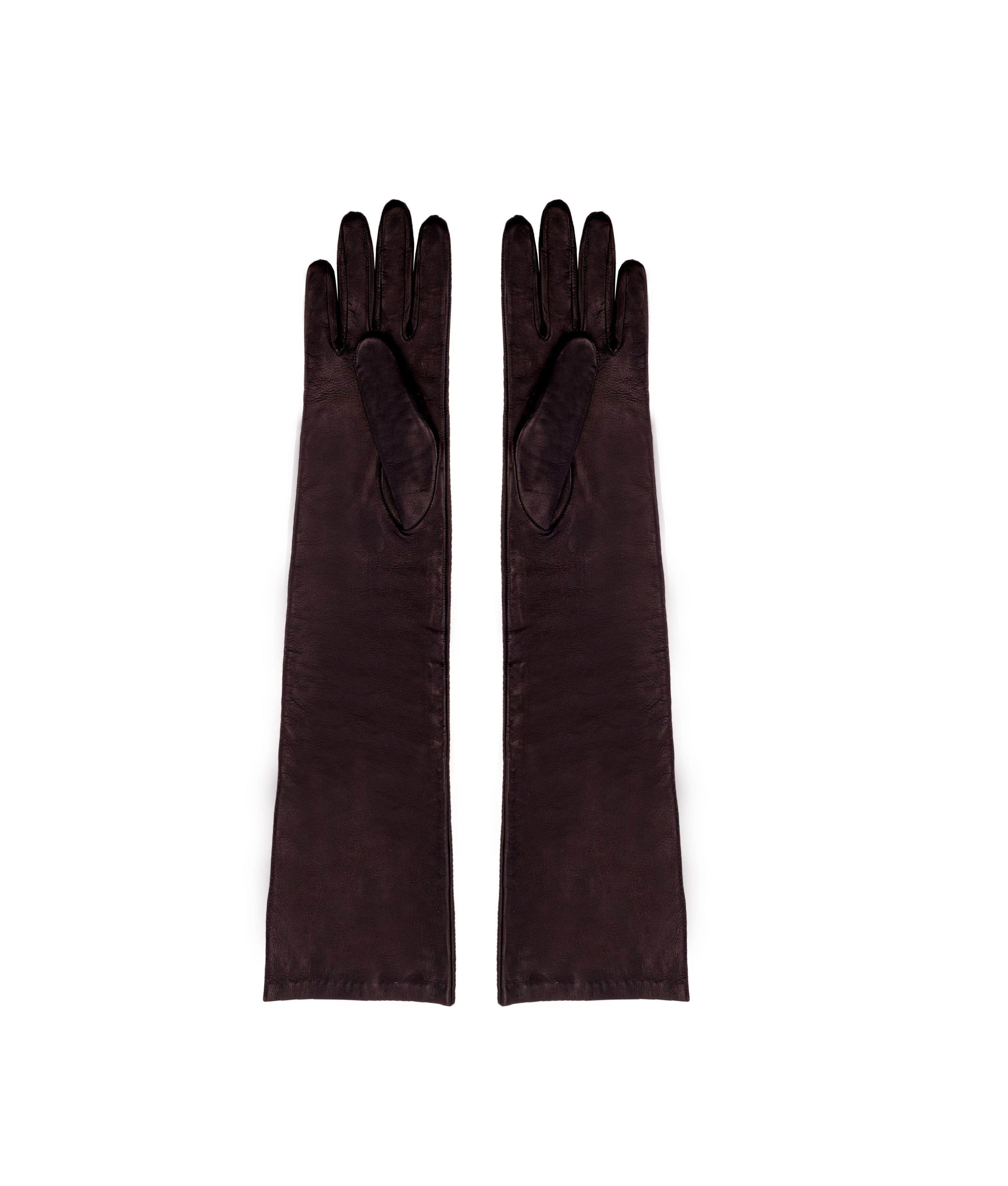 Acrux Black Studs 19" - Long Leather Woman Gloves - Ada de Angela - Special and fetishism leather long gloves covered with spikes studs. Ready to be your New Favorite Gloves in Your wardrobe - Long Opera Leather Gloves