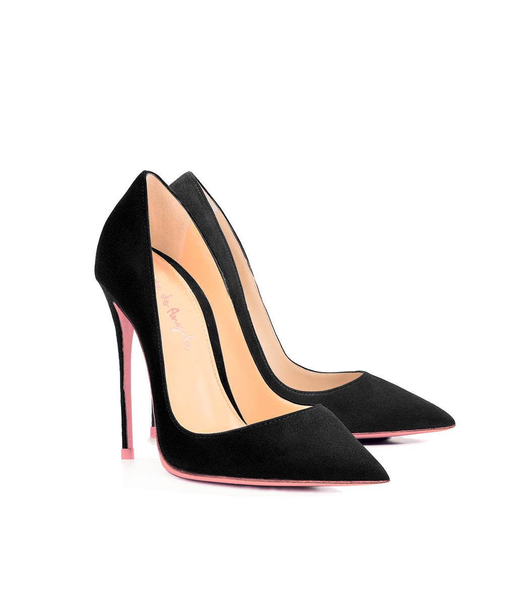 Adhara Black Suede · Charlotte Luxury High Heels Shoes · Ada de Angela Shoes · High Heels Shoes · Luxury High Heels · Pumps · Stiletto · High Heels Stiletto