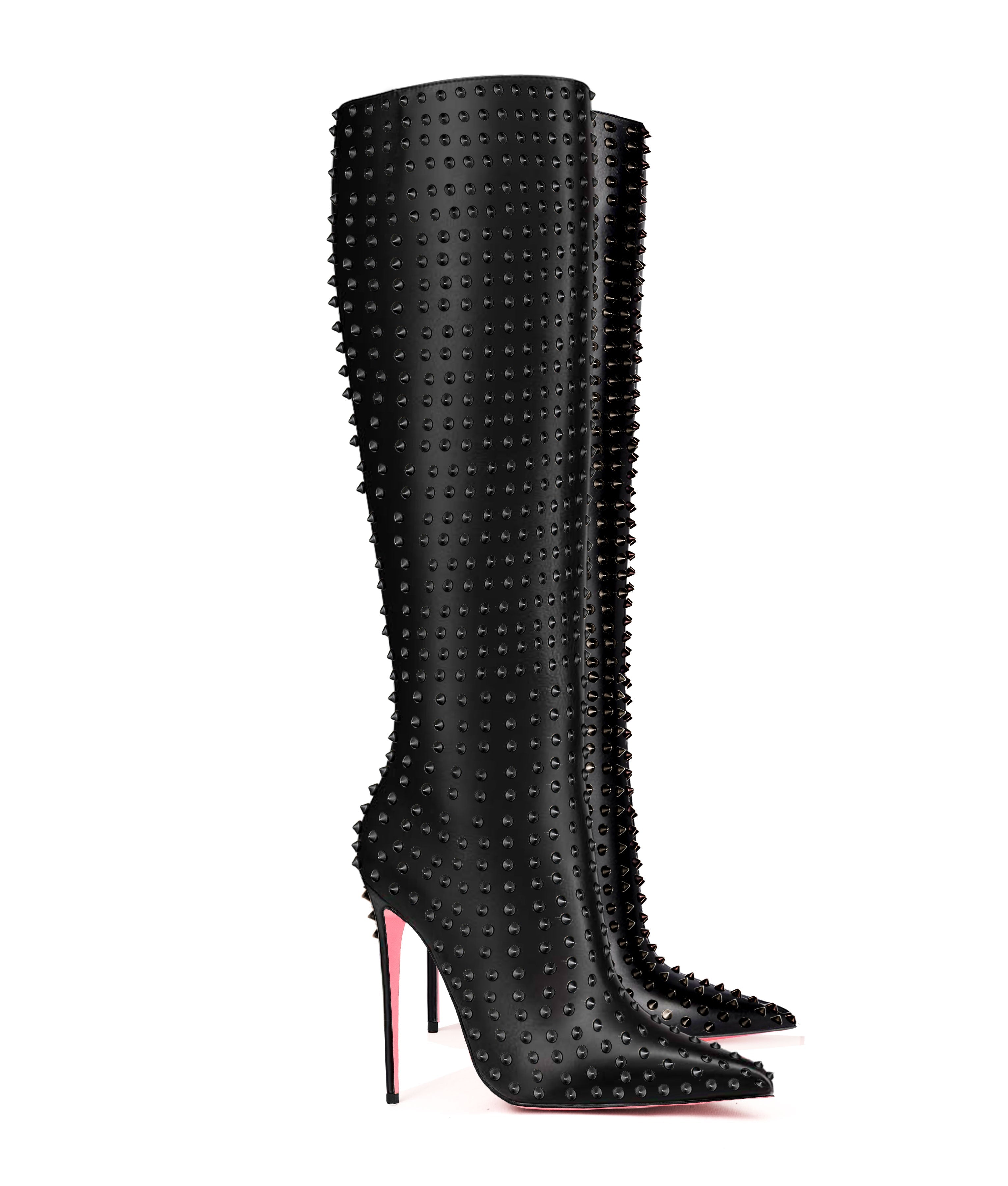 Ankïttaa Black 120 · NAPA - Luxury Heel Knee High Boots - Woman - Charlotte Luxury · Luxury High Heel Pointy Boots · Ada de Angela · Custom made · Made to measure · Luxury OTK Thigh High Heel Boots · Boots
