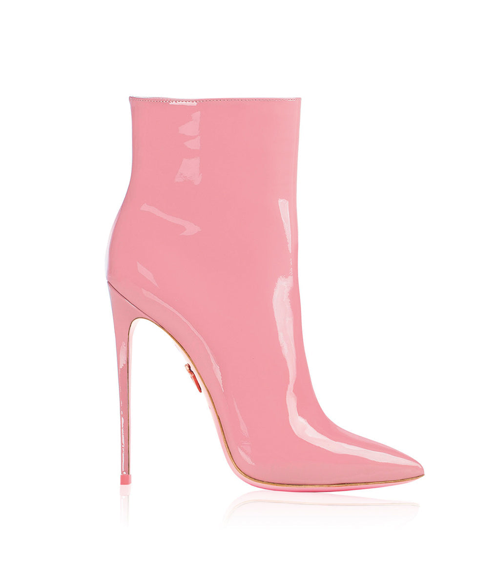 Denex Pink Patent · Charlotte Luxury High Heels Boots · Ada de Angela Shoes · High Heels Boots · Luxury Boots · Knee High Boots · Stiletto · Leather Boots