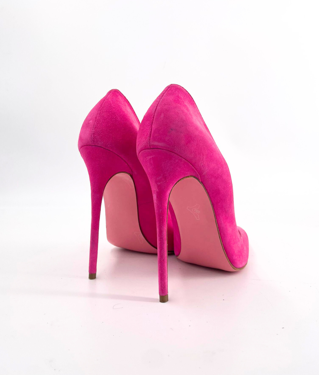 Alya 38 - Fucsia Suede · Pink Lining · Pink Sole