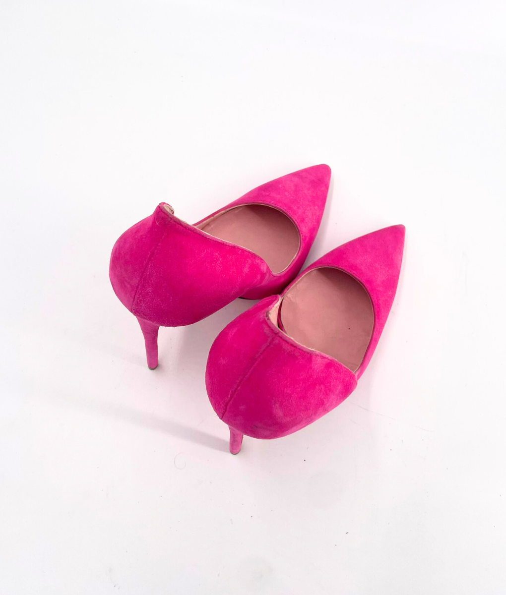 Alya 38 - Fucsia Suede · Pink Lining · Pink Sole