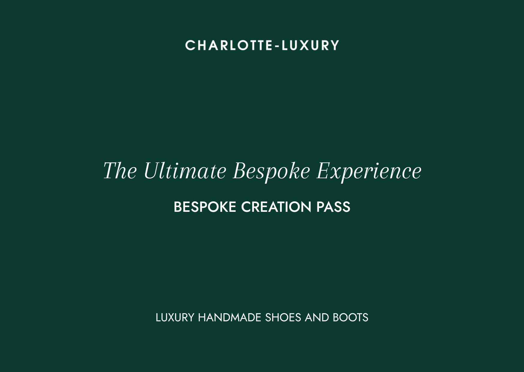Bespoke Creation Pass – The Ultimate Made-to-Measure Experience