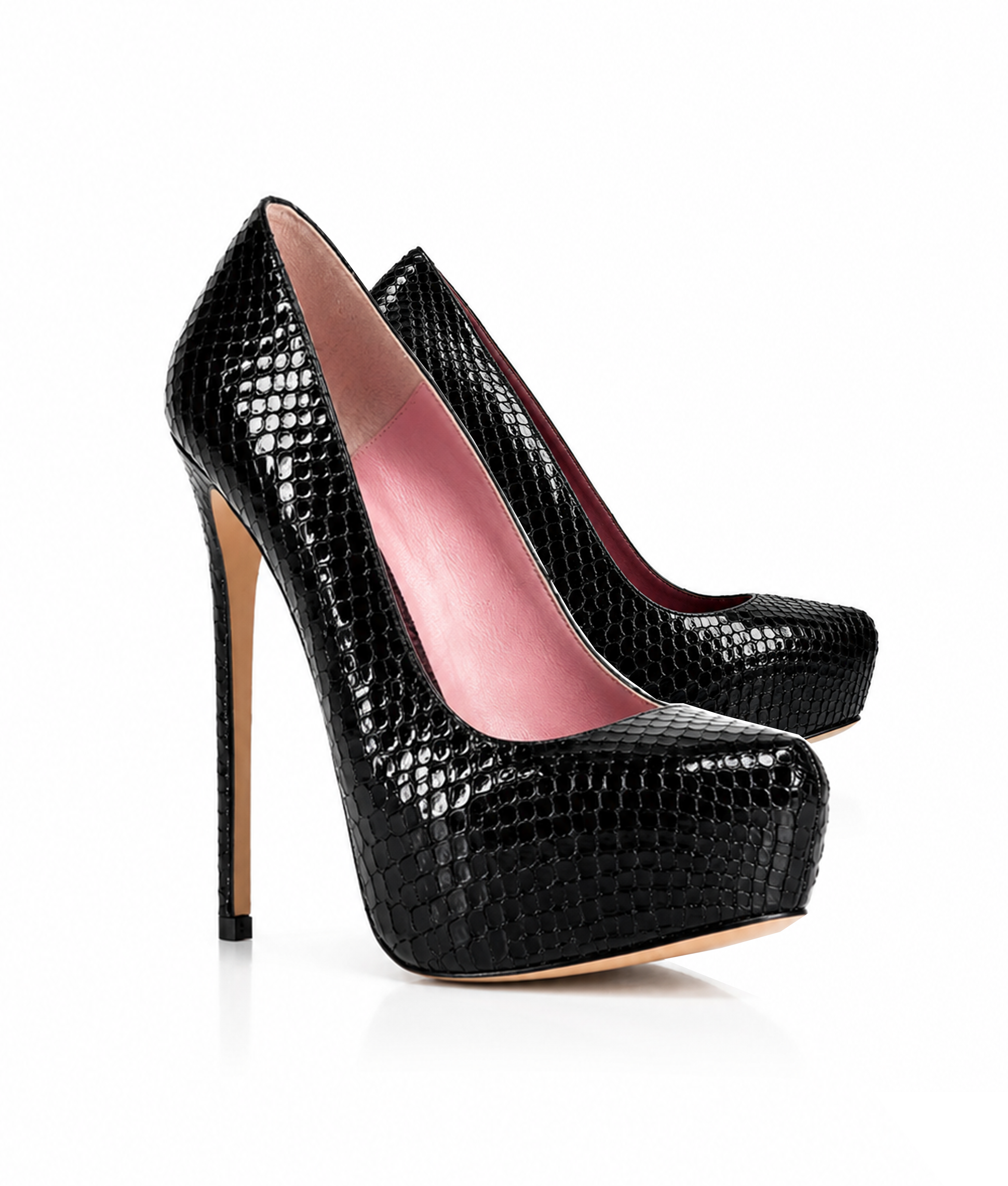 Uda 150 Black Genuine Python