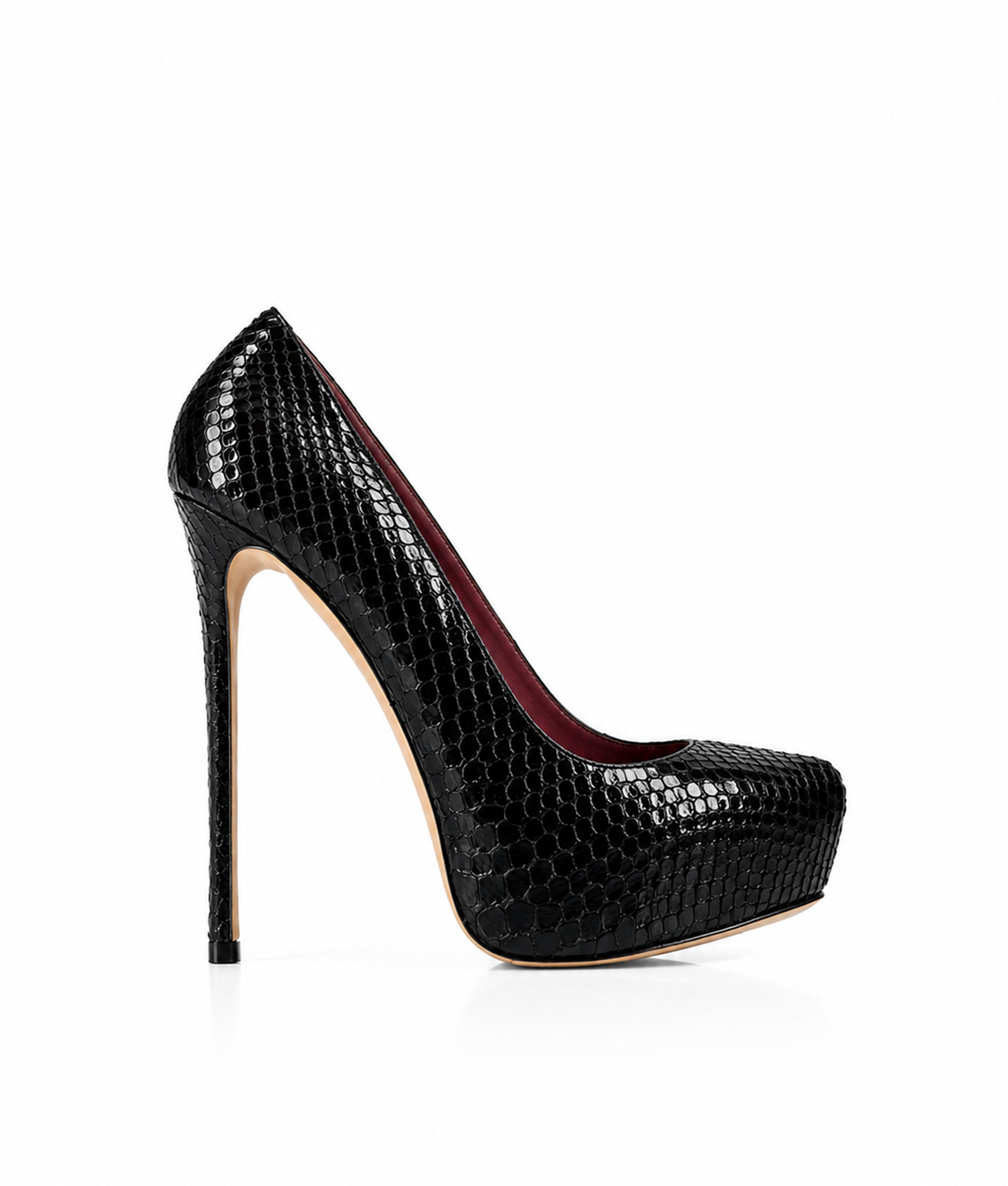 Uda 150 Black Genuine Python