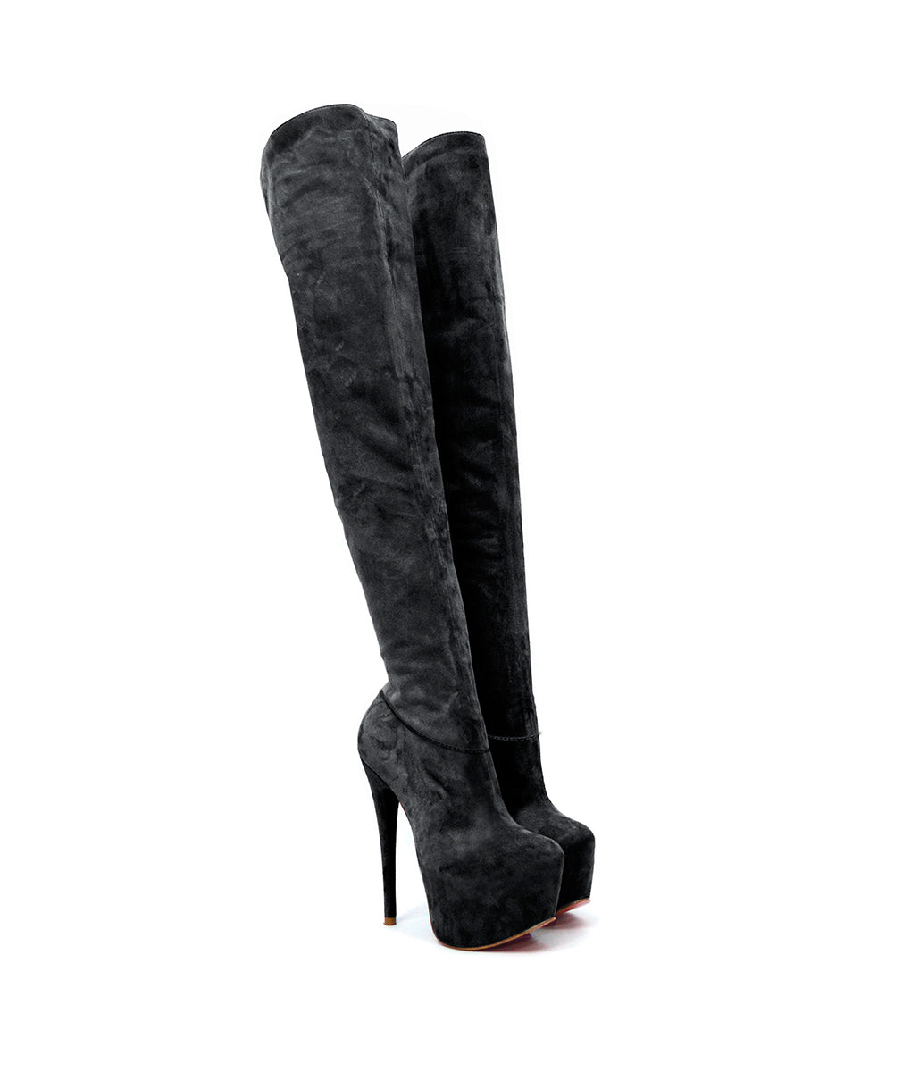Dinda 150 Black Suede