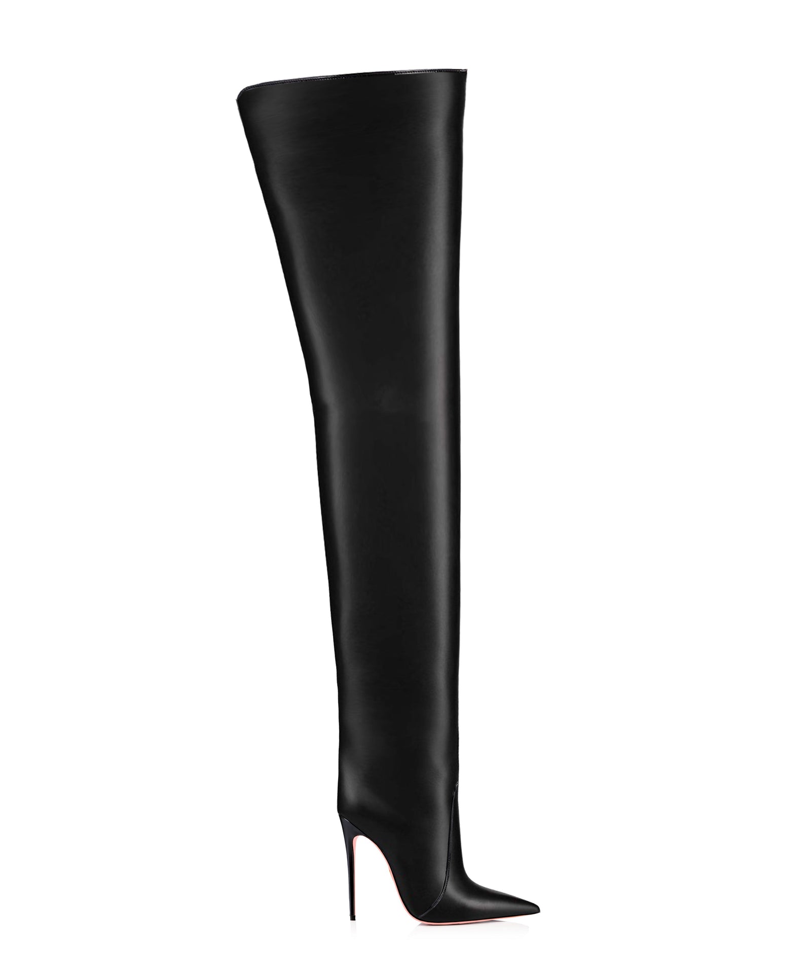 CHARLOTT - BLACK Thigh High Boots